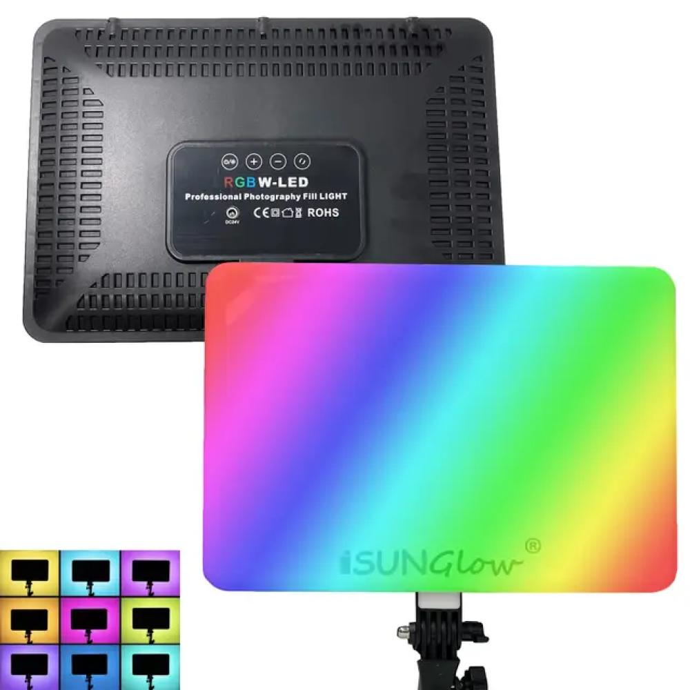 LED Video Light Panel Photography Lighting Remote Control For Live Streaming Photo Studio Lamp