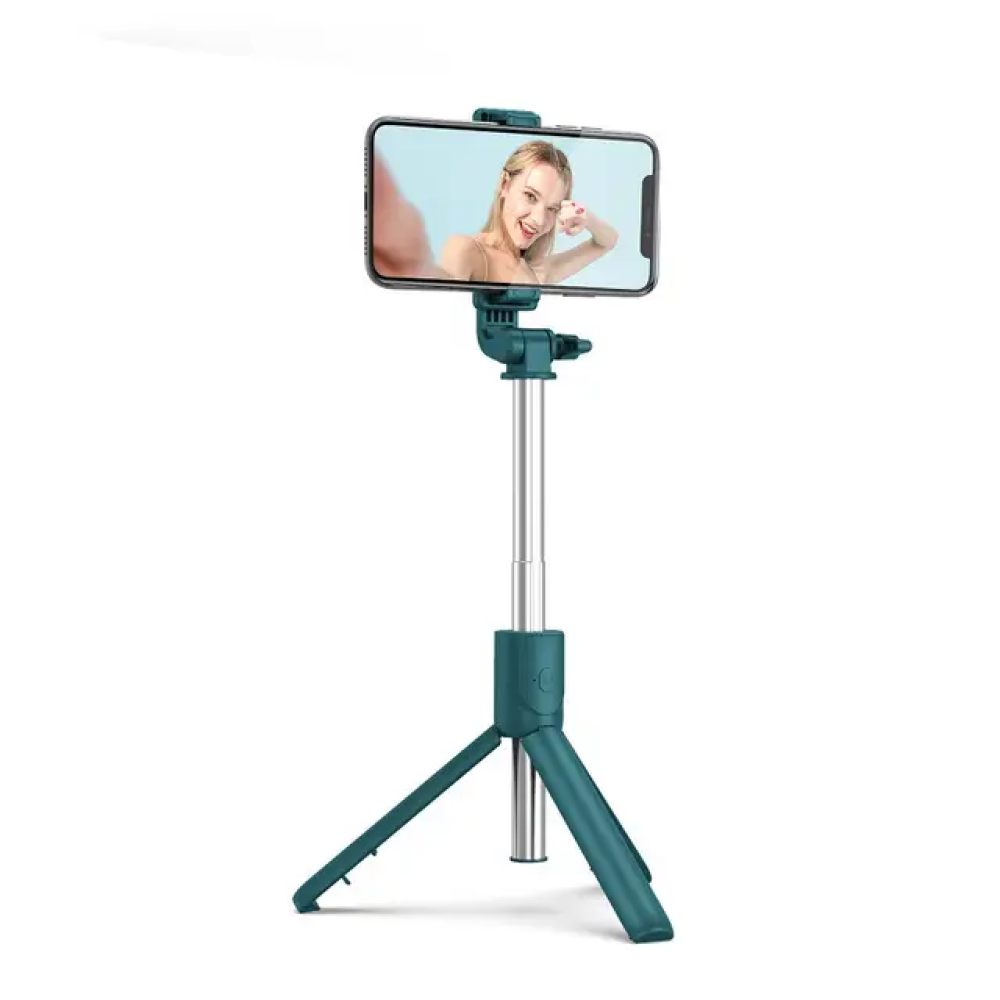 Mini Selfie Stick - Retractable Photo Pole with 360° Rotation, Multi-Mode Camera Function, Made of Aluminum Alloy, for Smartphones