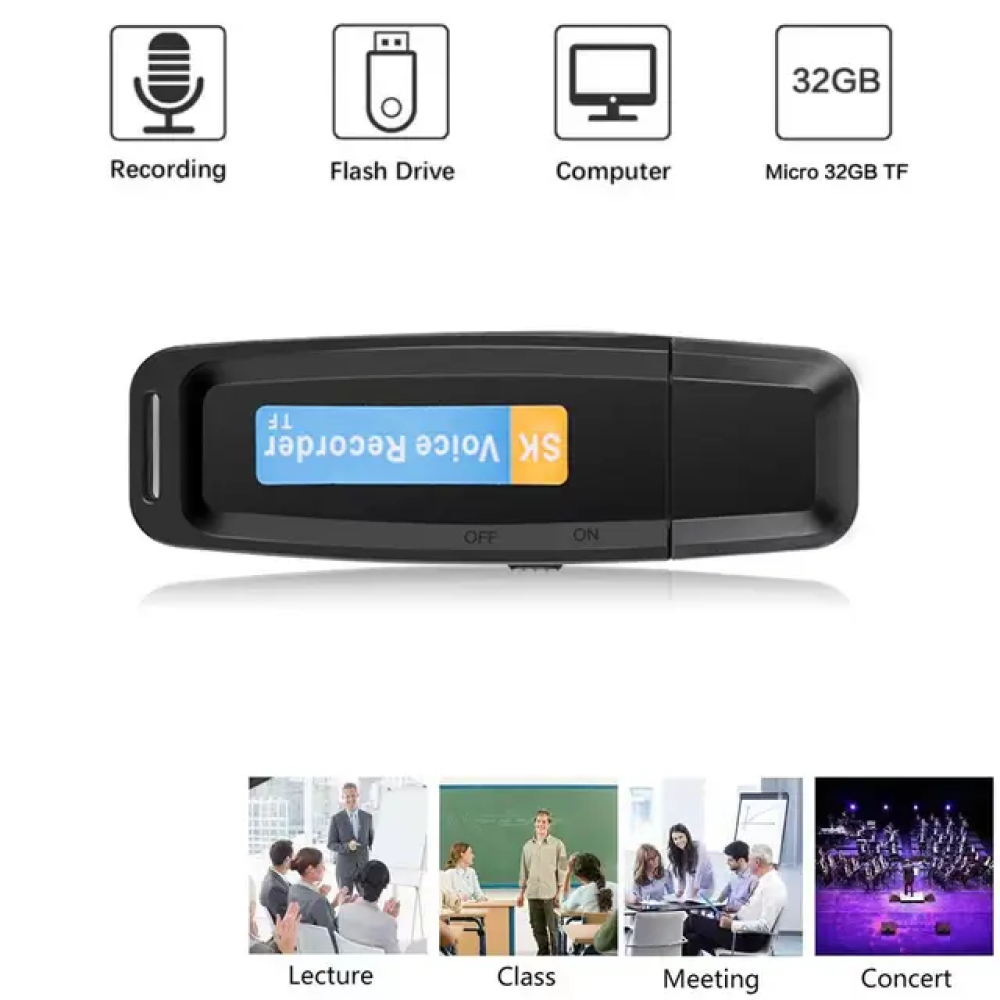 U-Disk Digital Audio Voice Recorder